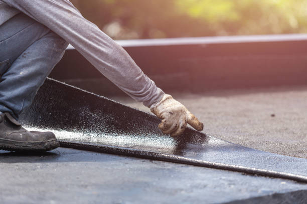 Professional Emergency Waterproofing technician working in Muskegon, MI